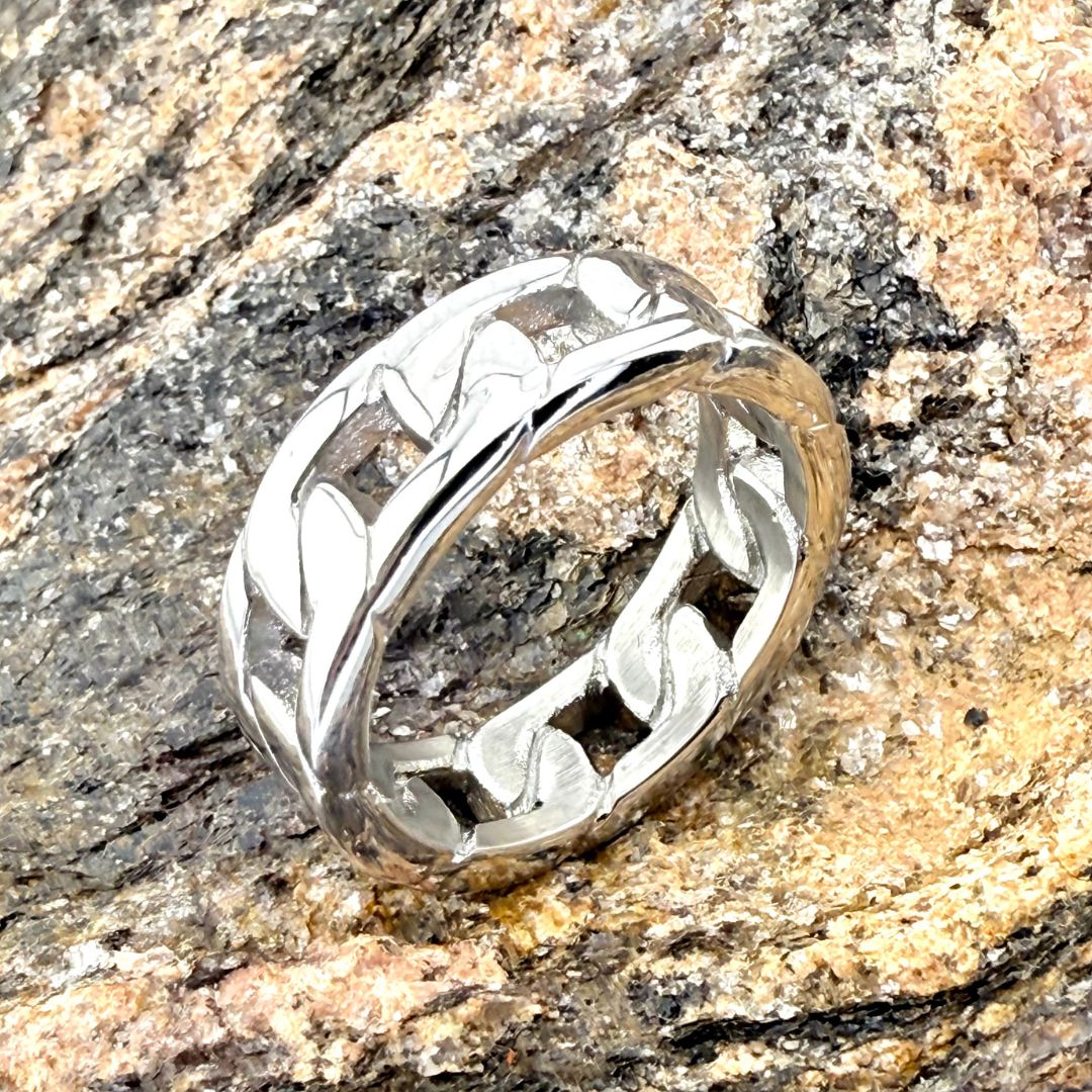 Bague GUS argenté