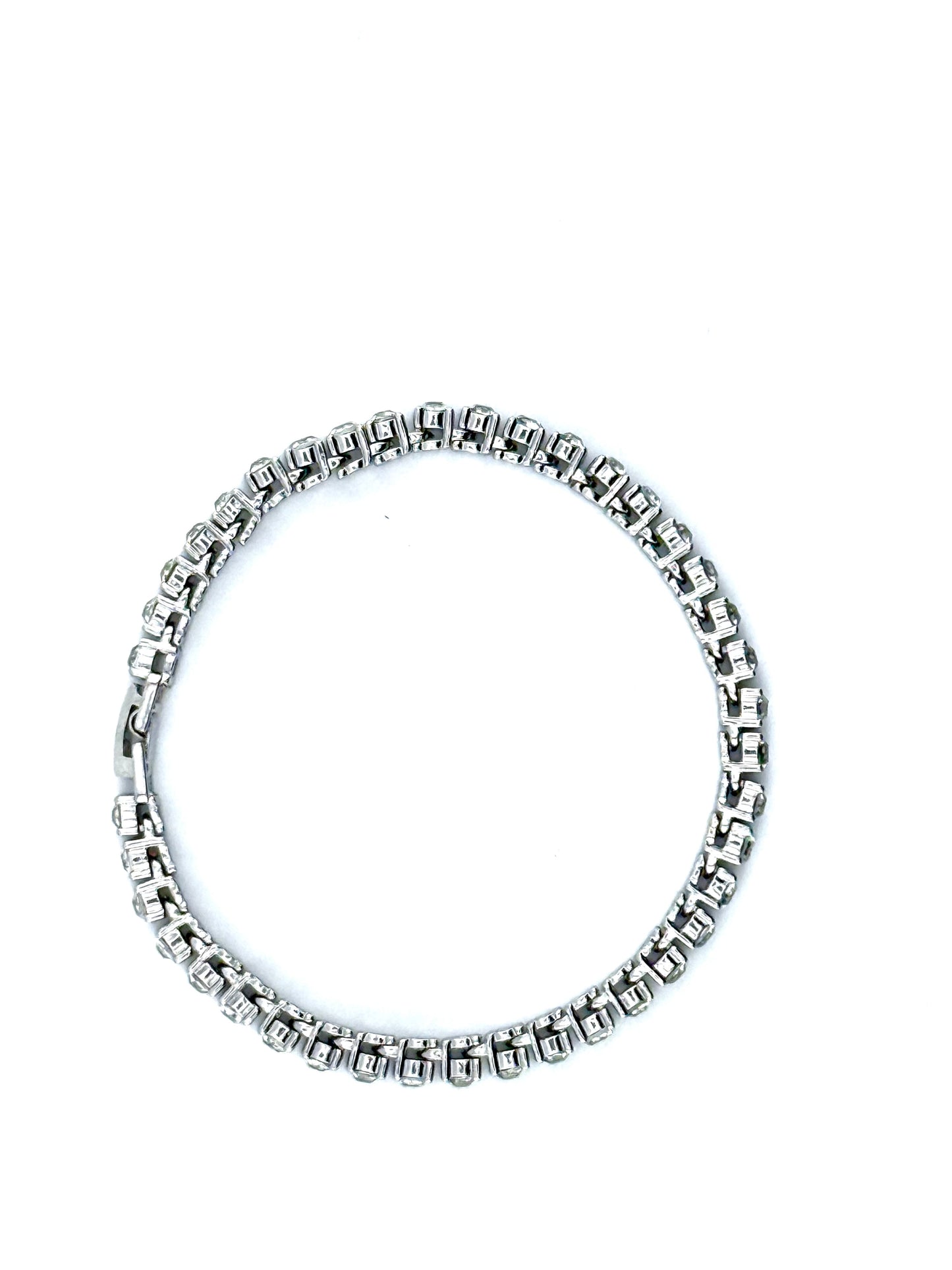 Bracelet tennis AARON argenté