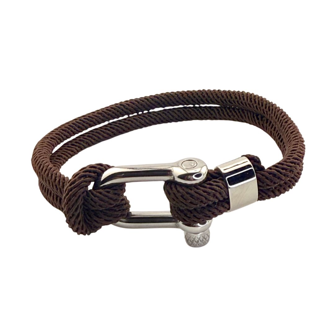 Bracelet corde TEDDY marron