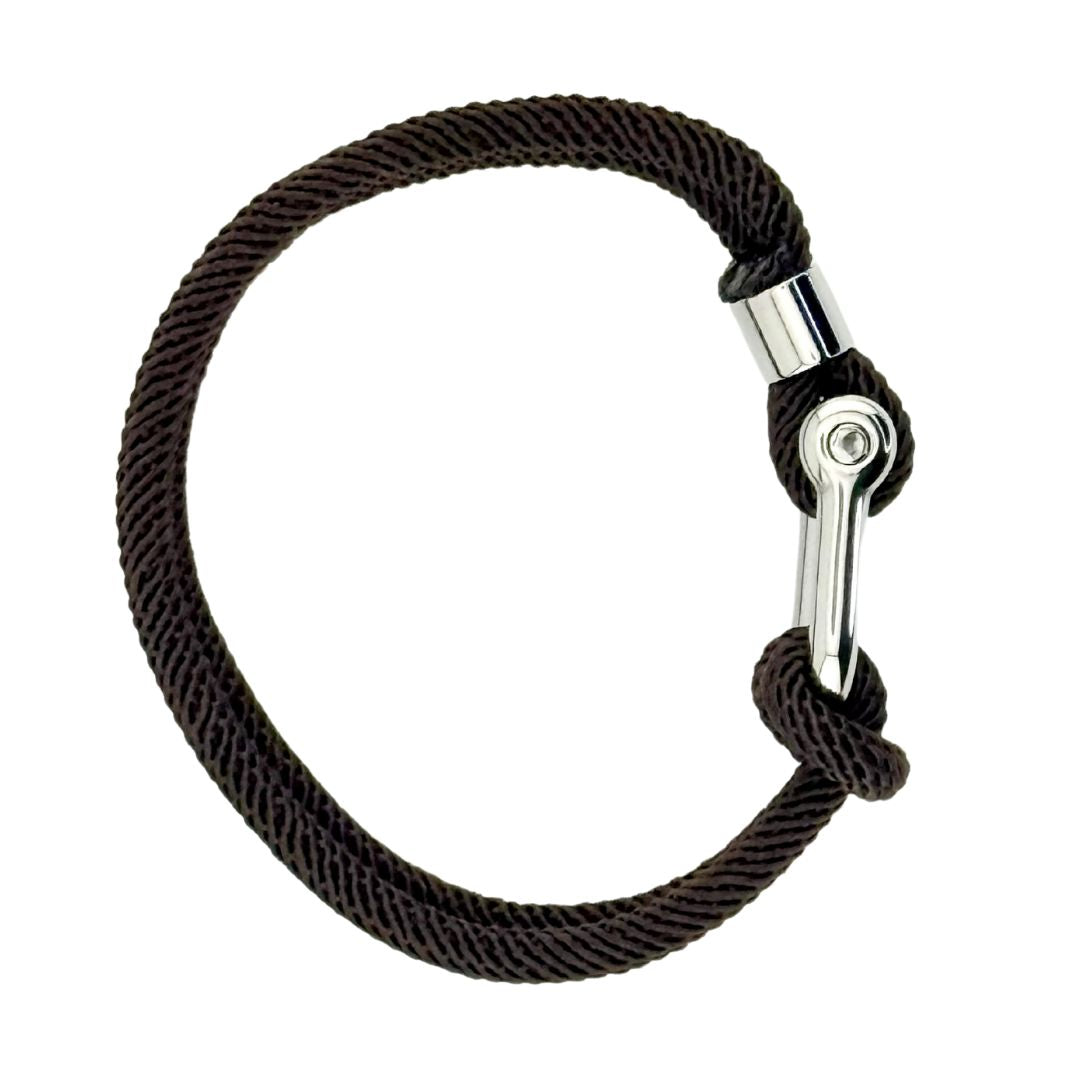 Bracelet corde TEDDY marron