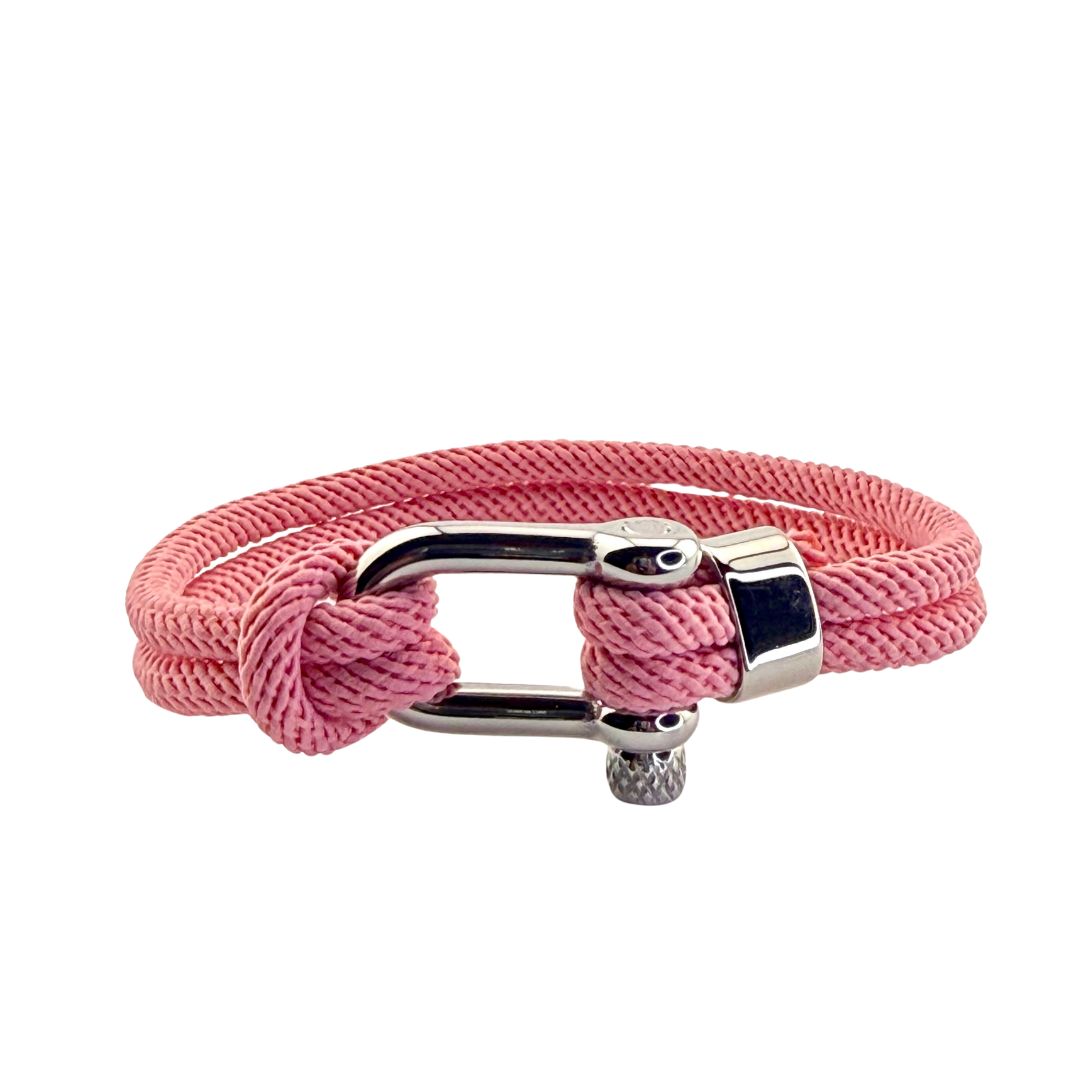 Bracelet corde TEDDY rose