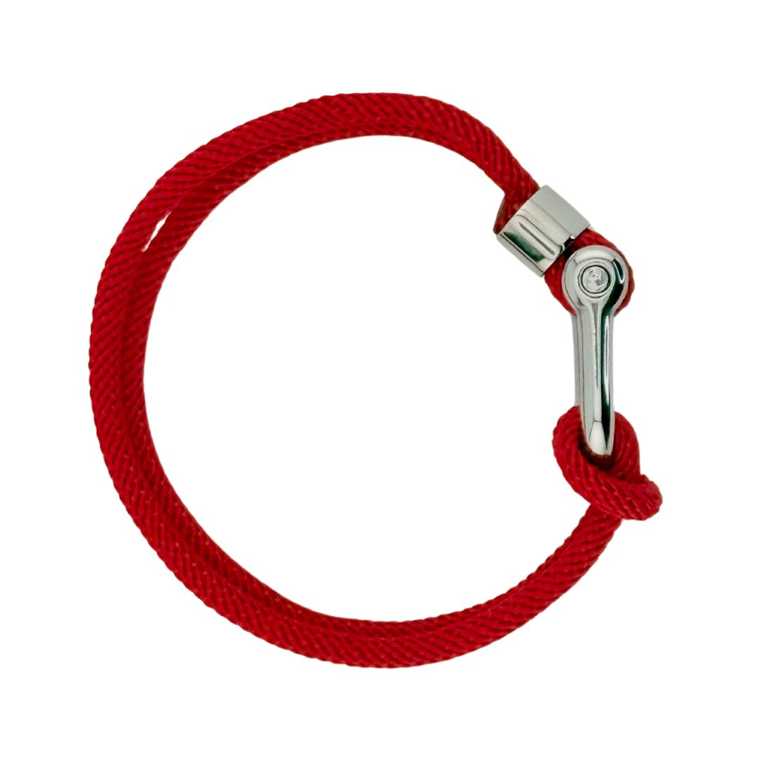 Bracelet corde TEDDY rouge