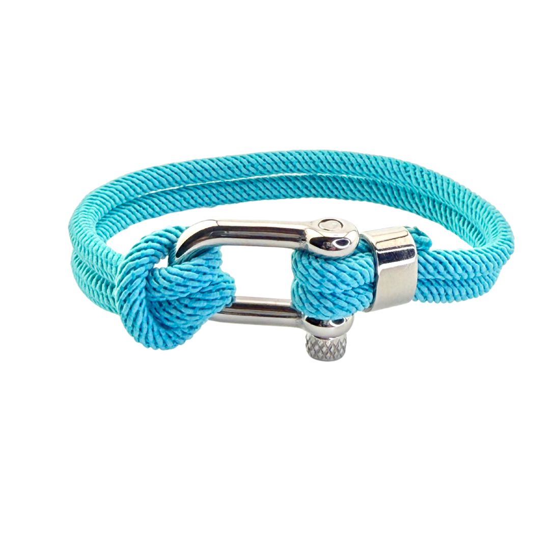 Bracelet corde TEDDY turquoise