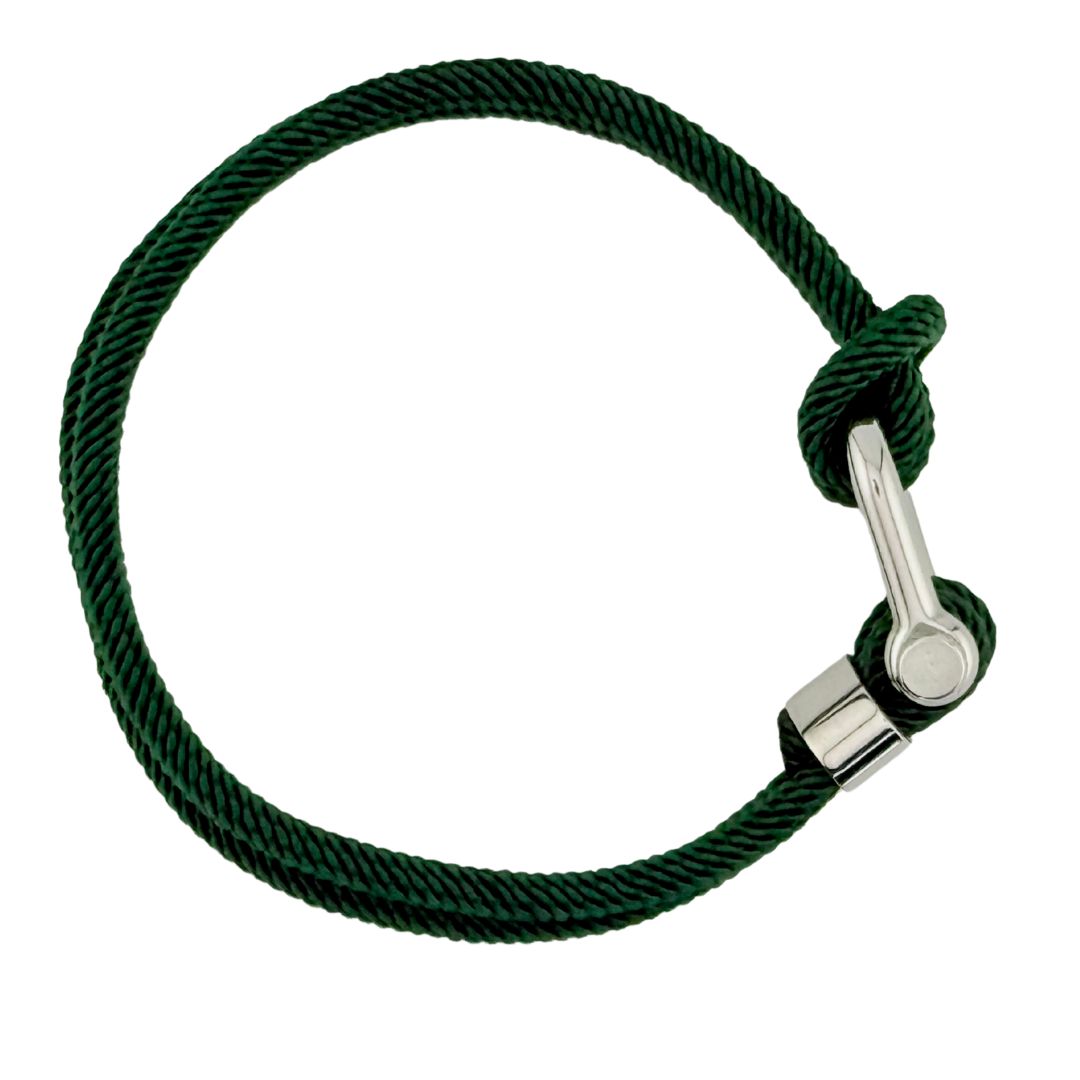 Bracelet corde TEDDY vert