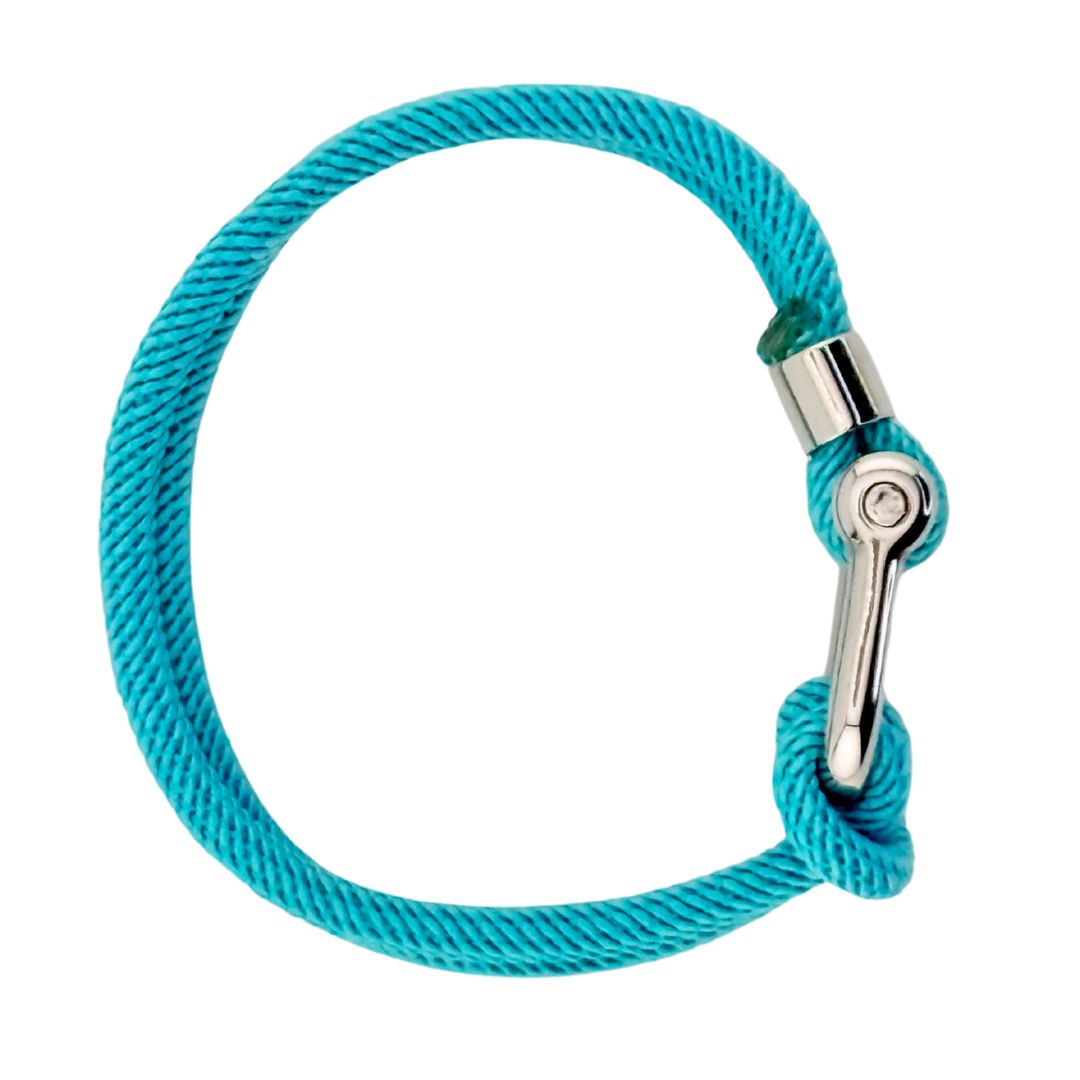 Bracelet corde TEDDY turquoise