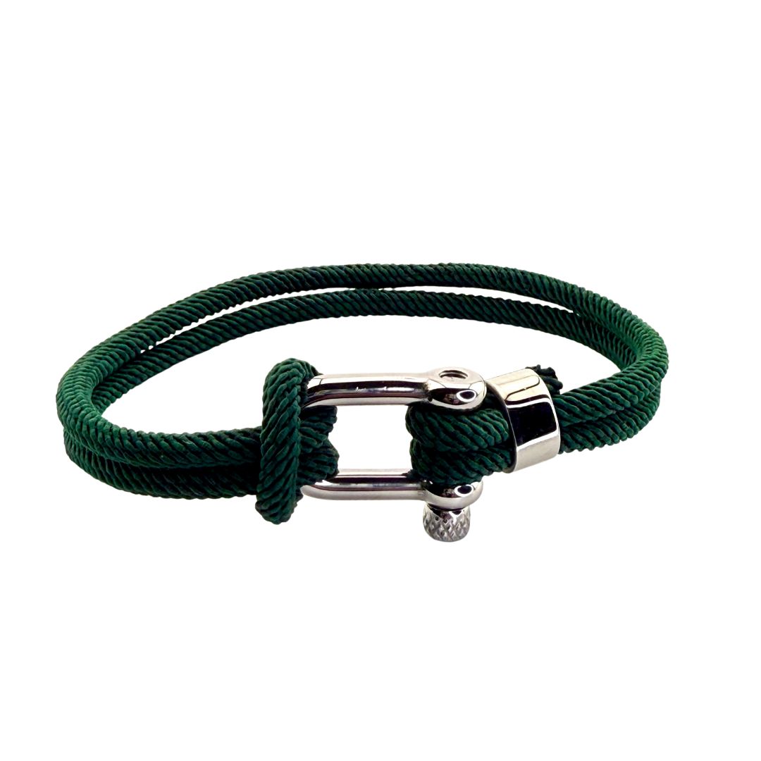 Bracelet corde TEDDY vert