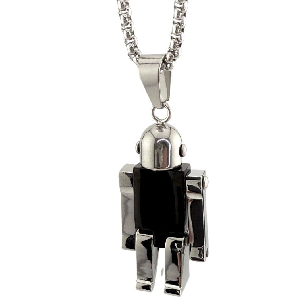 Pendentif Robot GENEK noir
