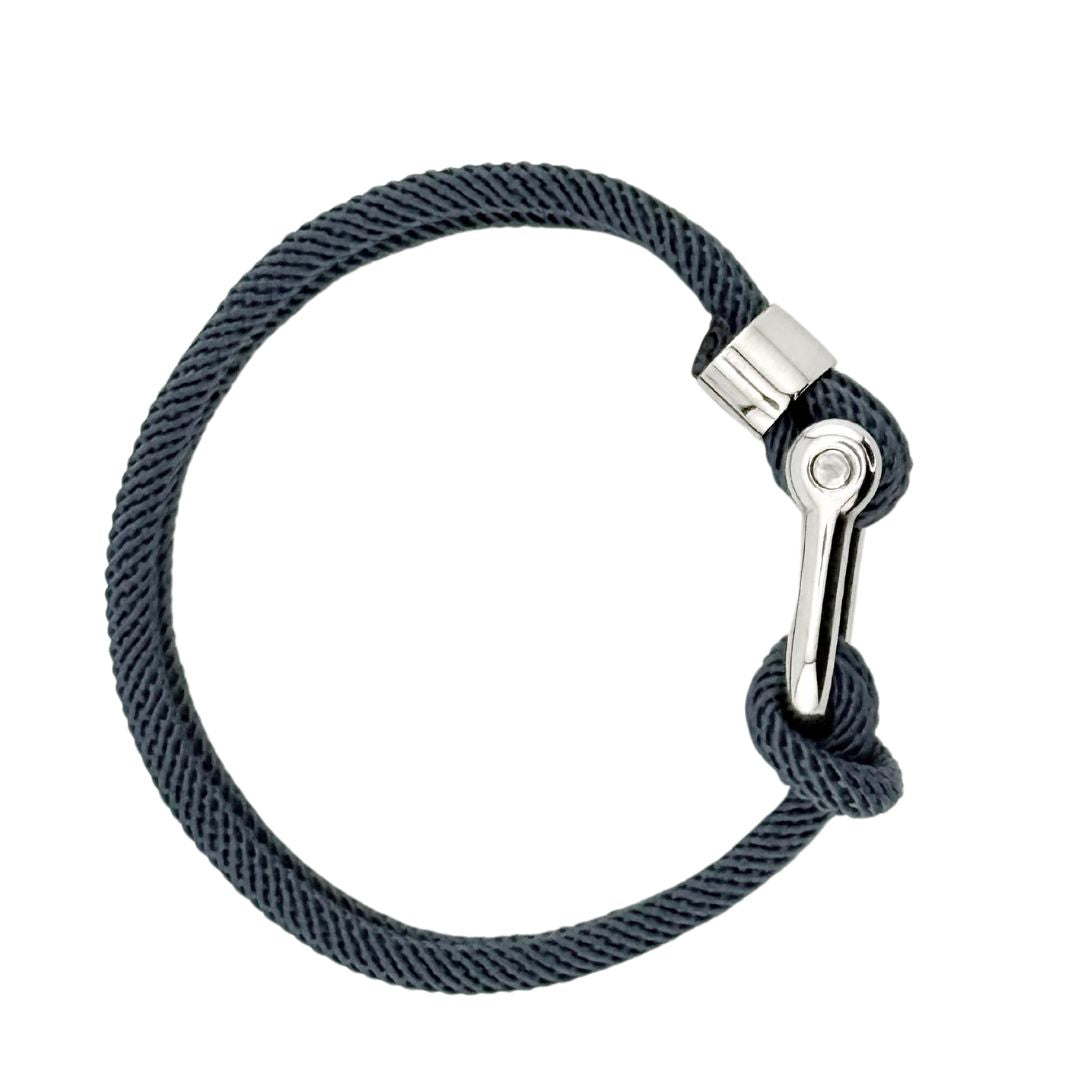 Bracelet corde TEDDY bleu