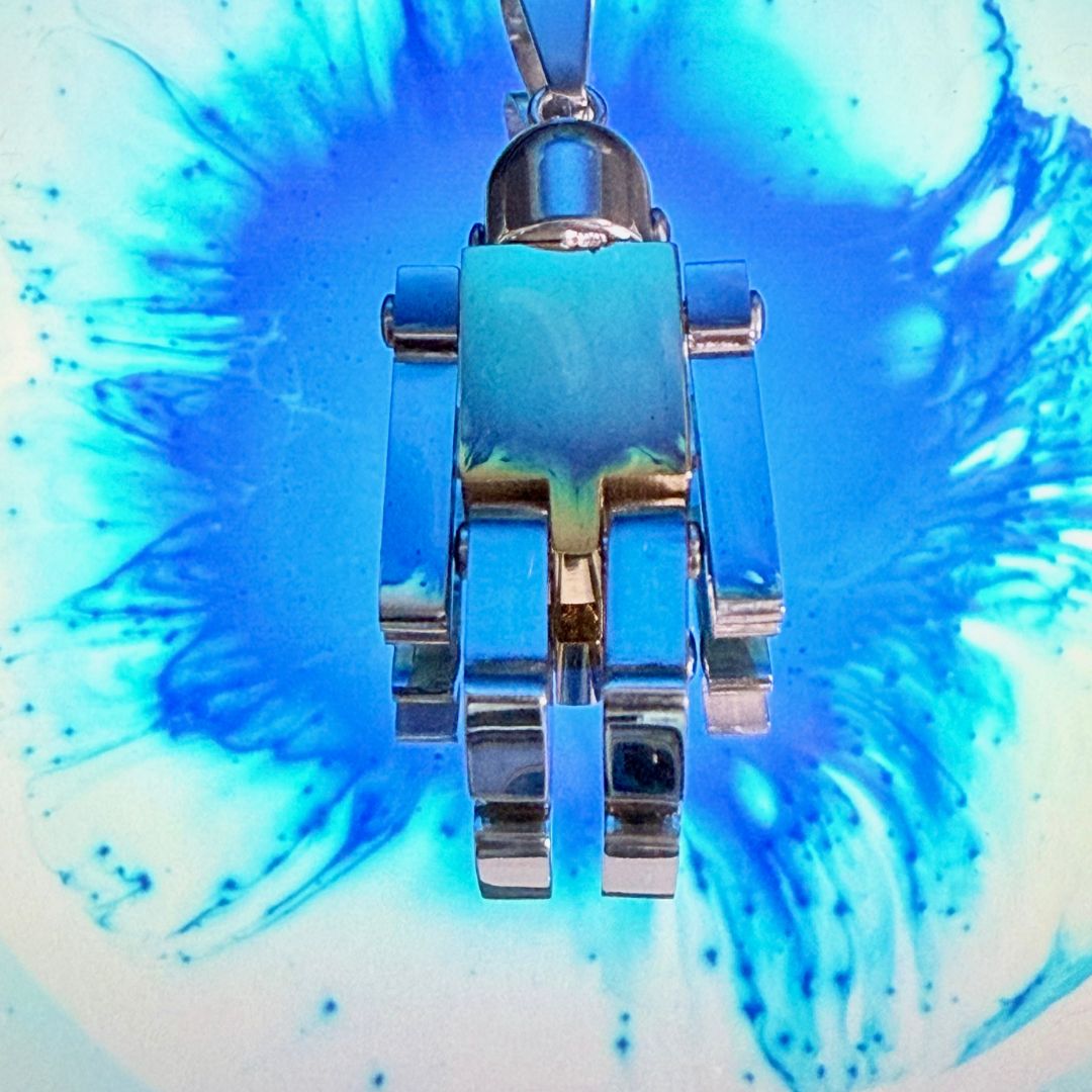 Pendentif Robot GENEK doré