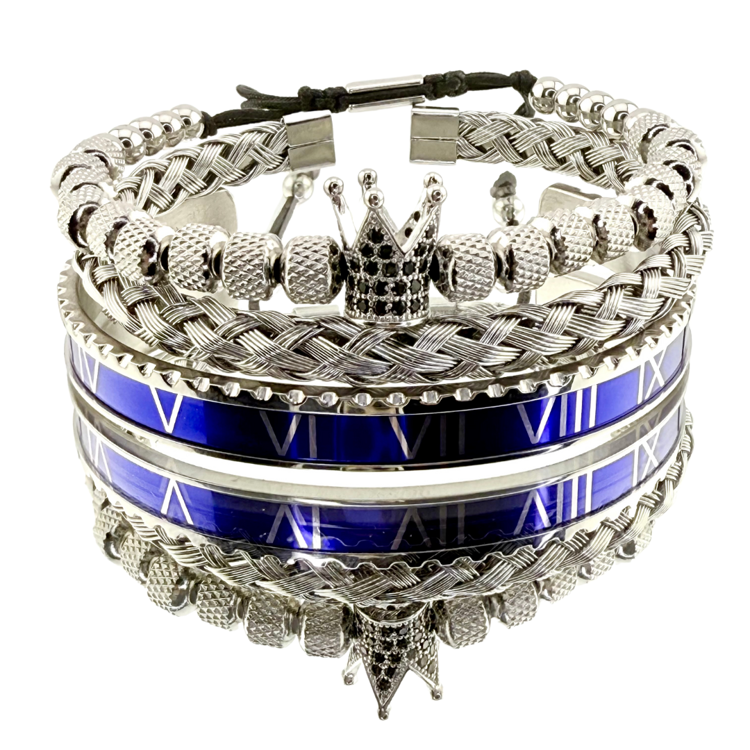 Bracelets set LES ENCHAINES marines